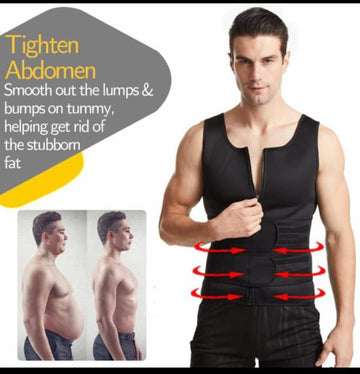 Seamless Slimming Vest Zipper Body Shaper With Strap Control Your Belly And Slimming Vest Zipper Body Shaper With Strap Control Your Belly And Reshape The Body & Chest