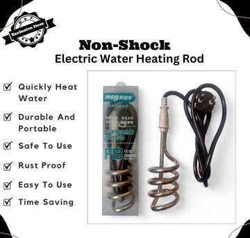 NSG F8 2000W Stainless Steel Electric Water Heating Coil – Durable, Fast & Safe Water Heater | High-Quality Immersion Rod for Home & Daily Use