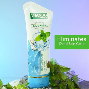 CHANDO Naturals Foaming Face Wash Mint Cool – Anti-Microbial Daily Cleanser for Oily & Acne-Prone Skin (100ml)