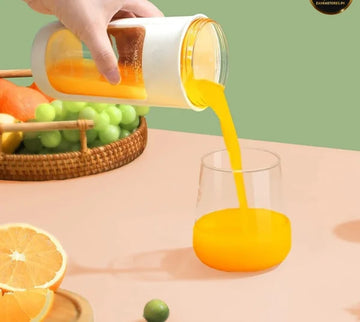 Usb Rechargeable Juicer Blender- 8 Blades- Mini Portable Personal Size Juicer 350 Ml (random Color)